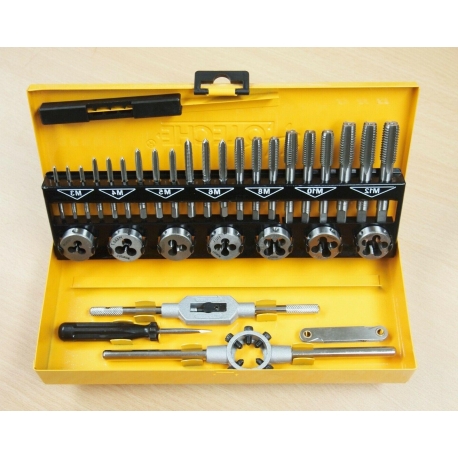 32 piece metric tap and die set (640203)