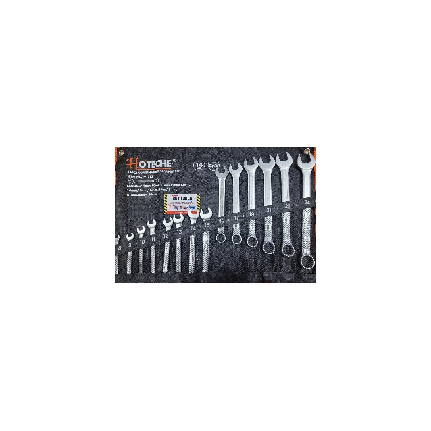 Combination wrench set metric (191012) CENTRE OUTILS PLUS