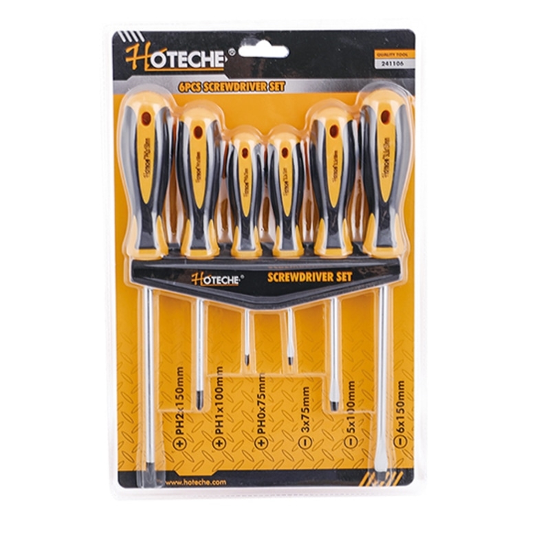 Screwdriver set deals 6 piece