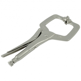 BS263164 Locking C clamp plier 11'' with swivel pads