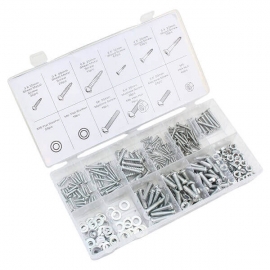 347 pc Metric assortiment of bolts washers (13263)