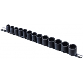 Genius 3/8'' dr. Short impact socket set SAE 5/16 - 7/8'' (TF-313S)