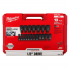 Milwaukee 19pc shockwave deep impact socket set MLW-66-7012