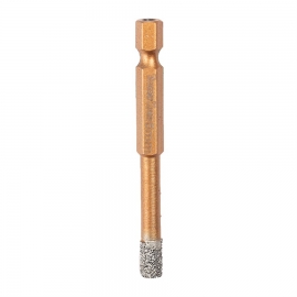 Diamond core hole saw 1/4'' (6mm) hex shank (120696)