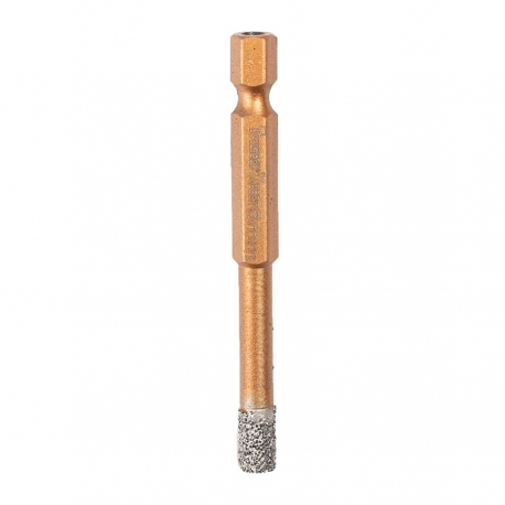 Diamond core hole saw 1/4'' (6mm) hex shank (120696)