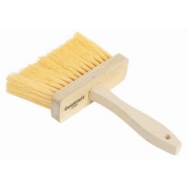 Masonry brush with wood handle (G06989)