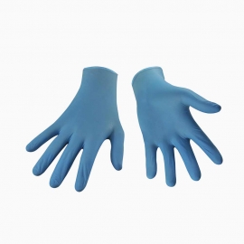 Hybrid Nitrile Vinyl disposable gloves, blue 100pc (DVN5100BF-L)