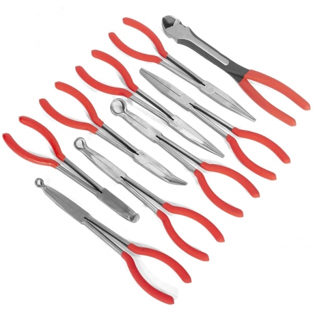 Long reach 9 piece plier set (16513) Long reach 9 piece plier set (16513)
