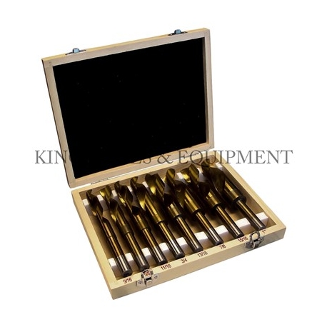 8 piece drill bit demming set HSS (1253-011)