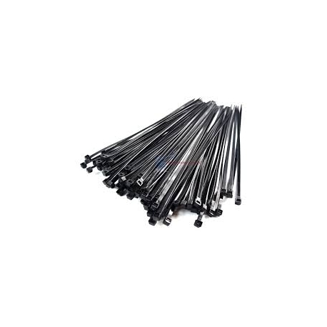 UV Nylon Black Cable Ties, 15 inches (51092B)