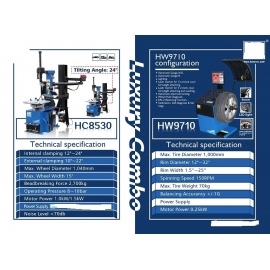 Combo derimmeuse a pneu et balanceur deluxe (BT9710-8330)