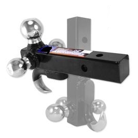 Triple Ball Hitch Mount with Hook (20038A)