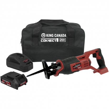 King Canada 20V cordless variable speed saw kit (8030LK-BC)