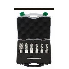  Annular core Cutters Set 6 Pc *for magnetic drills (10249a)