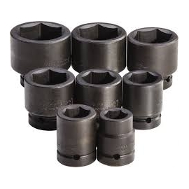 10 pc 1 Inch Industrial Deep Impact socket set BTSAE1-10