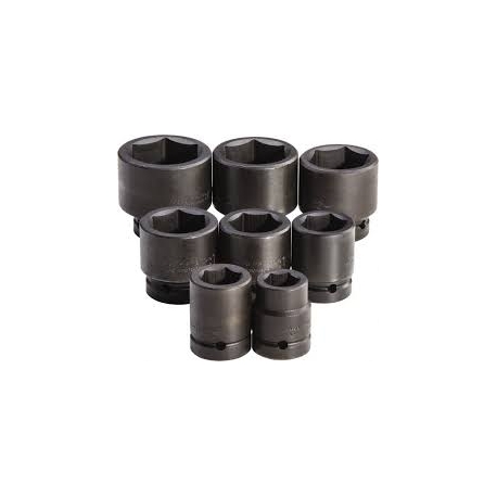 10 pc 1 Inch Industrial Deep Impact socket set BTSAE1-10