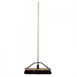 18'' push broom with bracket and handle (123212)