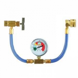 1/2'' valve recharge hose with gauge (EM45715)