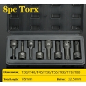 Jeu de douilles Torx prise 1/2'' (BS365810C)