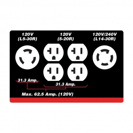 King Canada 10,000W electric start generator (KCG-10001GE)