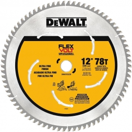 Dewalt Volt 12'' x 78T Mitre saw blade ( DWAFV31278)