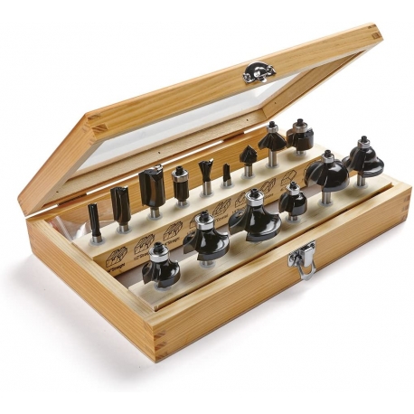 Irwin 15pc router bit set (1901048)