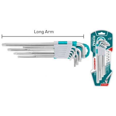 9 pc long arm torx key set (106391)