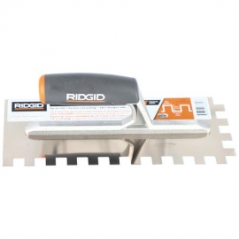 Ridgid Pro notched trowel 11'' x 4-1/2'' x 1/2'' ( FT1504 )