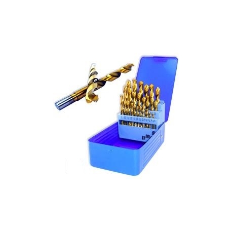 Metal 29pc Titanium Coated Drill Bit Set  (10176)