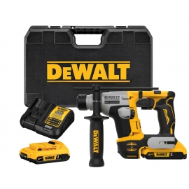 Dewalt 20V Brushless Cordless 5/8'' SDS hammer drill kit (DEW-DCH172D2)