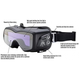 Steel Vision Auto darkening welding helmet mask kit (32000)