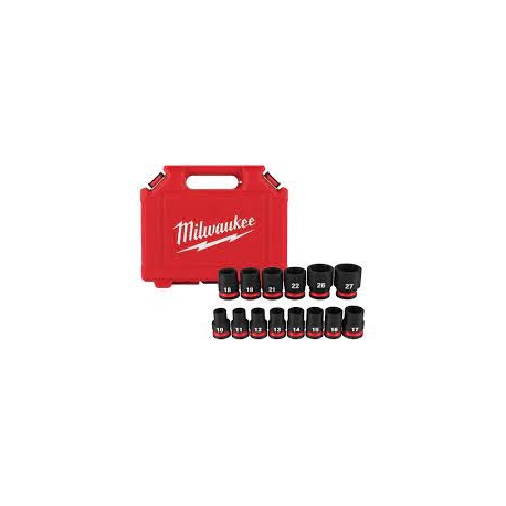 Milwaukee 1/2" drive Impact socket set metric (MLW49667013)