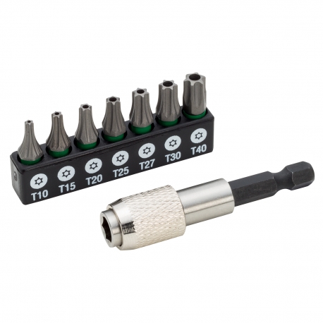 8 pc tamper resistant torx / star bit set (48114)