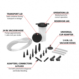 Auto diagnostic vacuum pump and testing tool (W87032