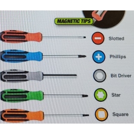 44 piece go thru screwdriver set (W1737)