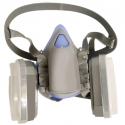 Respirator silicone with dual cartridges (70620B)