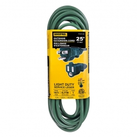 Power extension cord 25' x 16 gauge (P01081325)