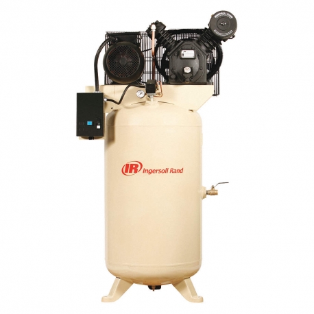 Ingersoll Rand 7.5 HP 80 Gallon Compressor. 24 CFM, 175 PSI (IRTC24757.5V)