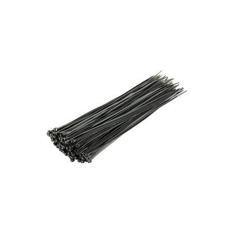 11 inch 100 Pack Neiko Pro UV Nylon Black Cable Ties (51129A)