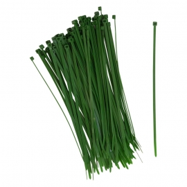 100 pc cable ties, green (C000317GR)