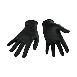Powder Free Nitrile BLACK Glove 100 pack Large