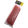 100pc cable ties 8'' RED (C000317RD)