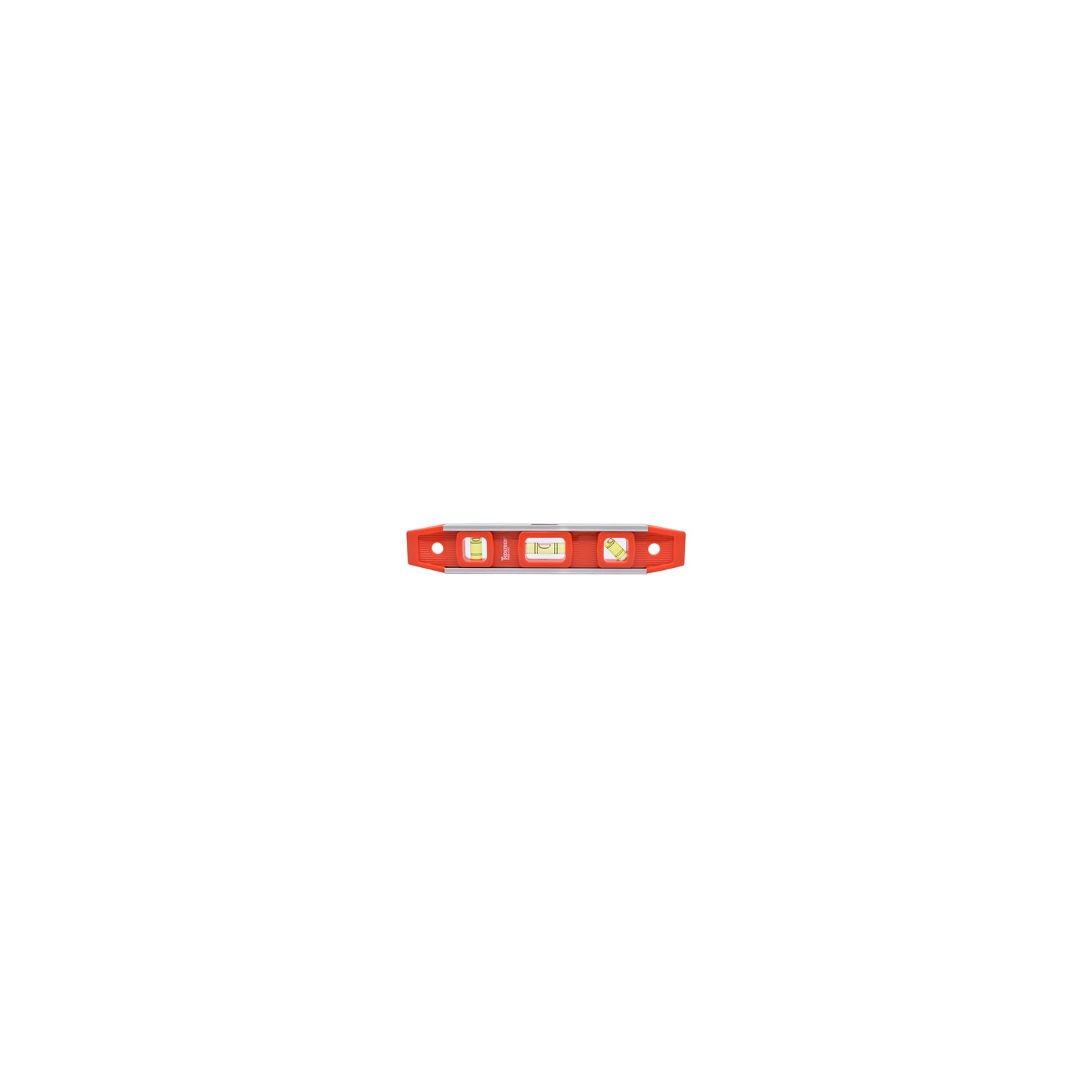 Keson 9-Inch Magnetic Torpedo Level | Black/Orange Aluminum Body | 3 Vials (Horizontal, Vertical, 45°)