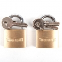 PADLOCK BRASS 1 ½IN 40MM KEY ALIKE 2 / PK