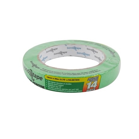 PAINTERS TAPE 18MM X 50M GREEN 122300