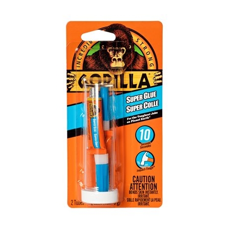 GORILLA SUPERGLUE TUBES 6GR / .22OZ 579003