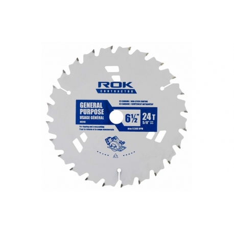 ROK 6 1/2-inch x 24-tooth General Purpose Saw Blade 40240