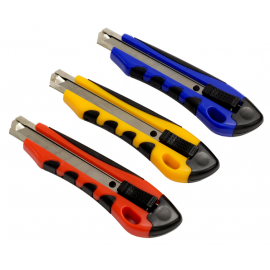 18 mm Utility Knife pack of 3 k000457