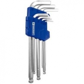 7 piece SAE long hex key set with ball end (TC4379)