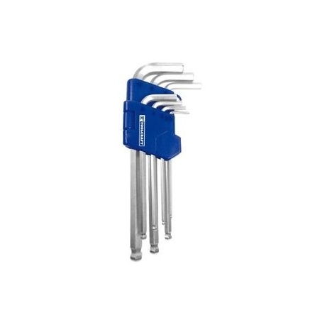 7 piece SAE long hex key set with ball end (TC4379)